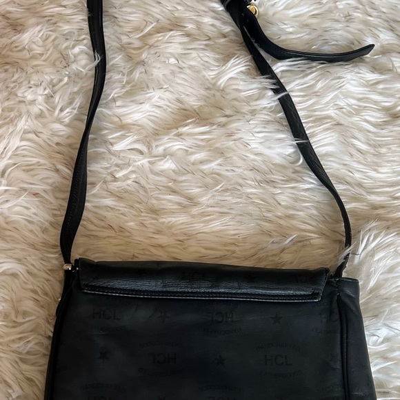 Authentic Leather Hcl Crossbody Purse Blue - Picture 4 of 8